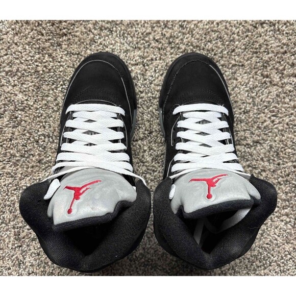 Nike Air Jordan 5 Retro Black Metallic Reimagined Size 4.5 Youth (Size 6 Women's - Picture 8 of 10
